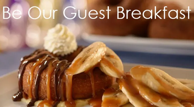 Be Our Guest Restaurant at Walt Disney World's Magic Kingdom Breakfast