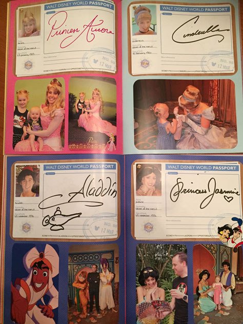 disney world character autograph book2