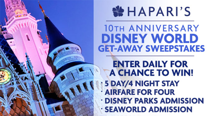 haparis disney world sweepstakes l kennythepirate.com