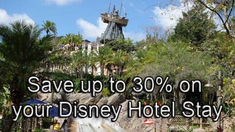 Save up to 30% on your late summer and early fall Walt Disney World room