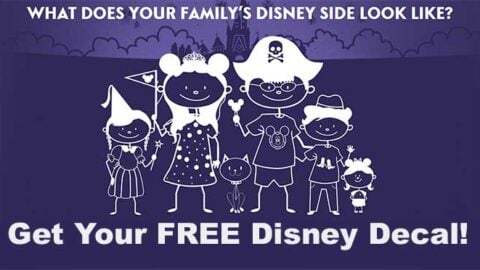 Build your Disney Side stick figure family and order a free decal
