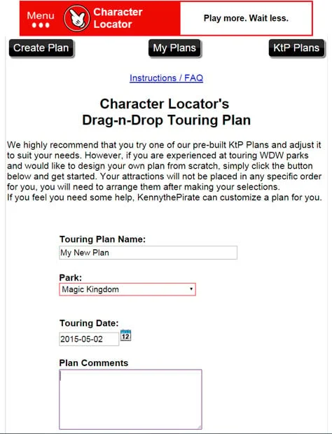 Character Locator App for Disney World now offering Touring Plans 9