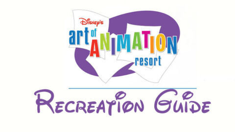 Art of Animation Resort Recreation Activities Guide