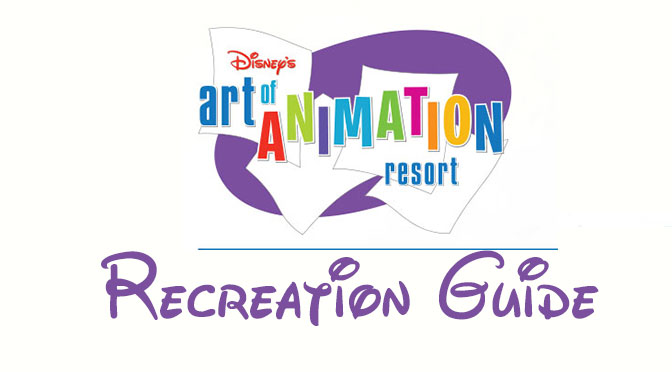 Art of Animation Resort Recreation Activity Guide