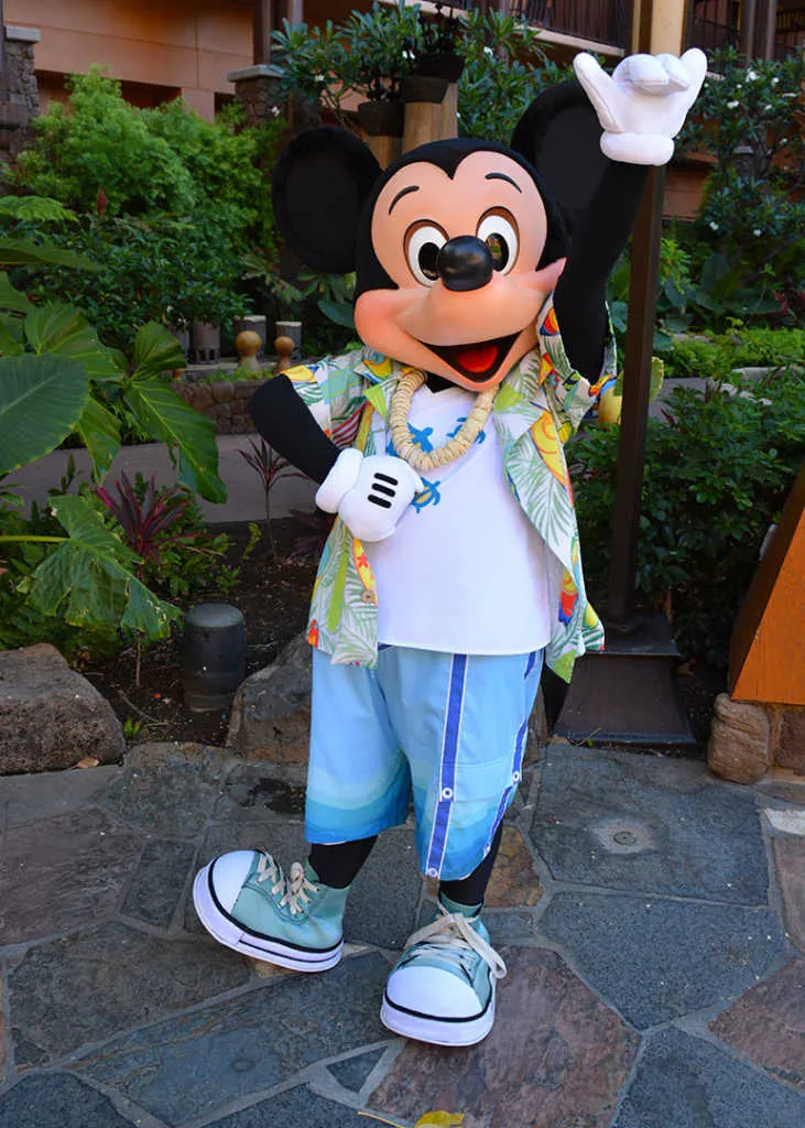 Mickey Mouse at Disney's Aulani Character Breakfast Meal at Makahiki