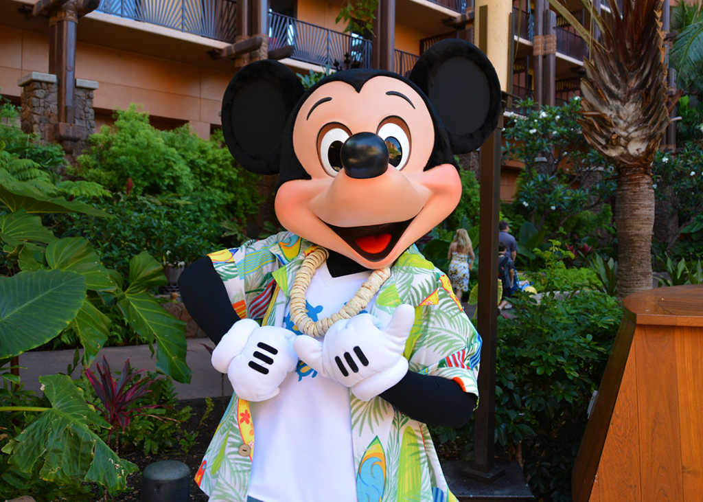 Mickey Mouse at Disney's Aulani Character Breakfast Meal at Makahiki