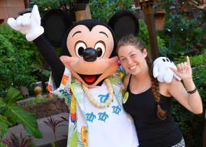 Mickey Mouse at Disney's Aulani Character Breakfast Meal at Makahiki
