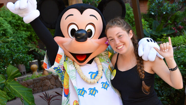 Mickey Mouse at Disney's Aulani Character Breakfast Meal at Makahiki