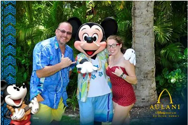 Mickey Mouse at Aulani Disney Photopass