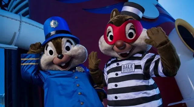 Disney Cruise Line Halloween Chip n Dale