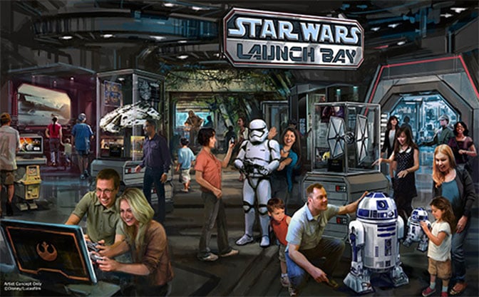 Star Wars Launch Bay coming to Hollywood Studios and Disneyland