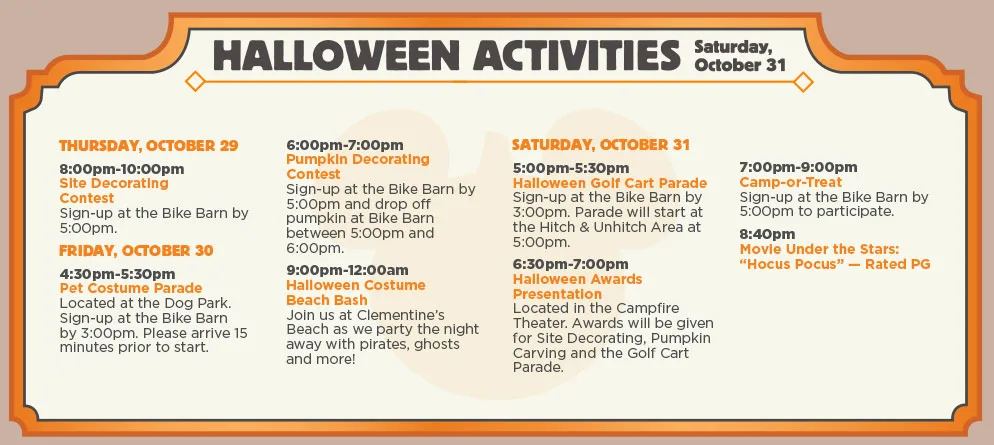 Halloween 2015 Fort Wilderness Resort