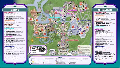 Mickeys Not So Scary Halloween Party Map 2015