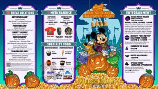 Mickey’s Not So Scary Halloween Party 2015 Map and Info