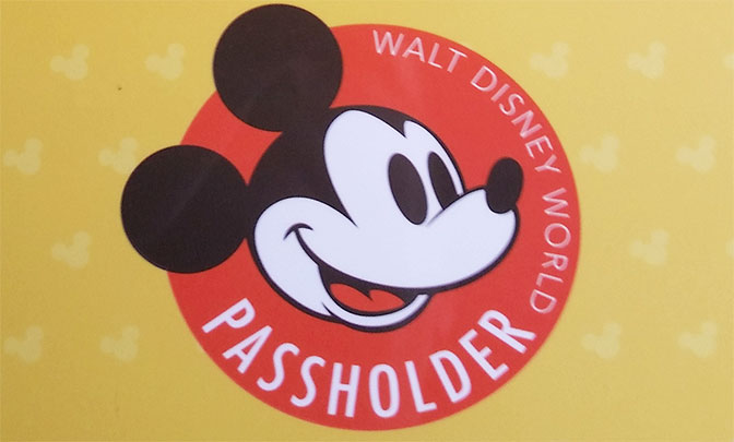 Walt Disney World Annual Pass design 2015