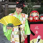 Japan Daruma Vendor Storyteller for Epcot's Holdays Around the World