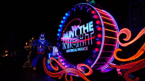 Paint the Night Parade at Disneyland including photos, video and viewing tips!
