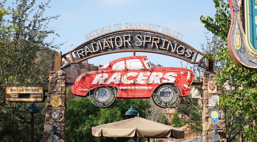 Radiator Springs Racers at Disney California Adventure