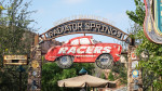 Radiator Springs Racers Entrance sign