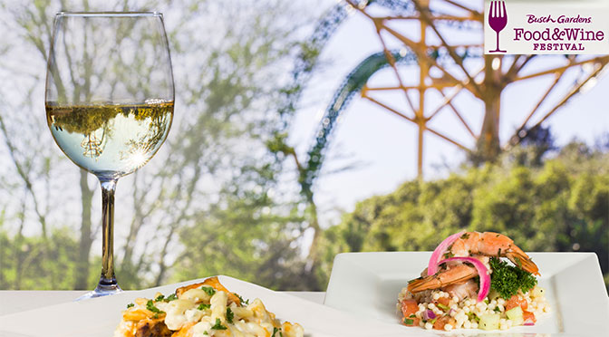 Busch Gardens Food and Wine Festival Menus and Concerts
