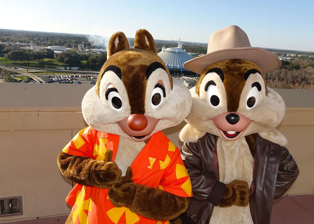 DVC 25th Anniversary Party at Magic Kingdom in Disney World Chip n Dale Rescue Rangers #dvc25