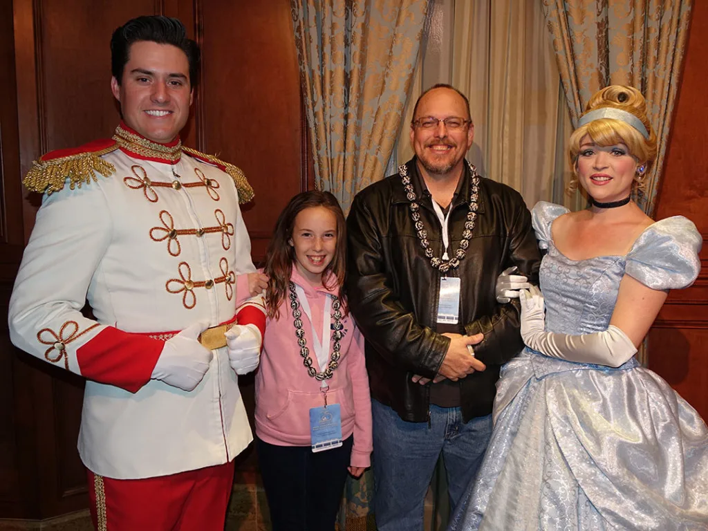 DVC 25th Anniversary Party at Magic Kingdom in Disney World Prince Charming & Cinderella #dvc25