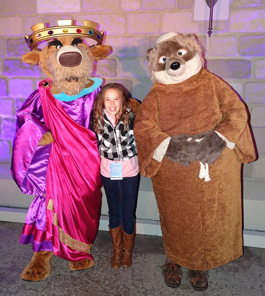 DVC 25th Anniversary Party at Magic Kingdom in Disney World Prince John & Friar 