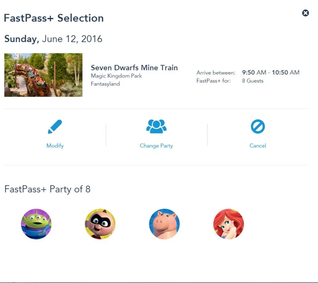 Changes made to Fastpass+ booking system at Walt Disney World