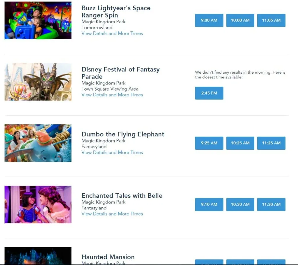 Changes made to Fastpass+ booking system at Walt Disney World