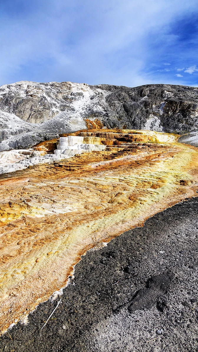 Yellowstone Day 2 Mammoth Hot Springs Terraces