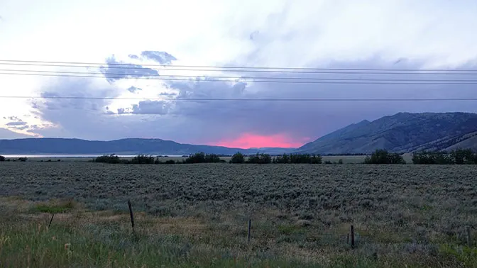 Yellowstone Day 3 Sunset