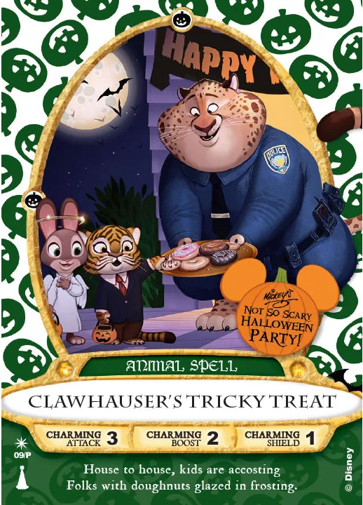 Mickey's Not So Scary Haloween Party Sorcerers of the Magic Kingdom to feature Clawhauser b