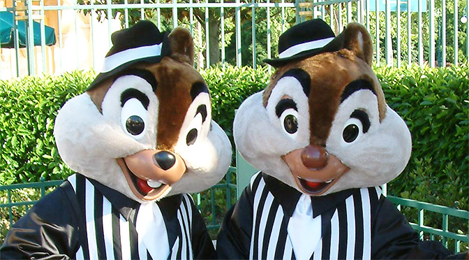 Worldwide Wednesday:  Chip n Dale as Gangsters