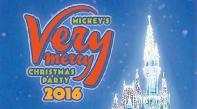 2016 Mickey's Very Merry Christmas Party Map