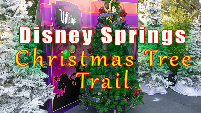 Disney Springs Christmas Tree Trail 2016