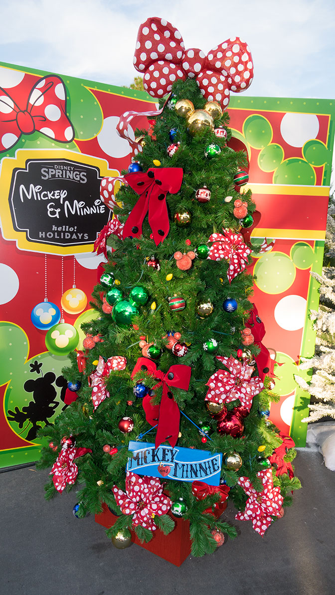Complete Review of the Disney Springs Christmas Tree Trail with over 70