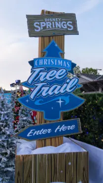 Disney Springs Christmas Tree Trail 2016