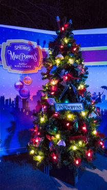 Disney Springs Christmas Tree Trail 2016