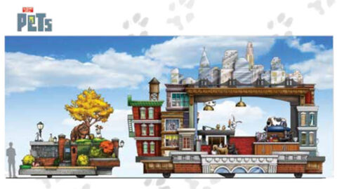 “The Secret Life Of Pets,” Becomes a Float in Universal’s Superstar Parade and meet and greet