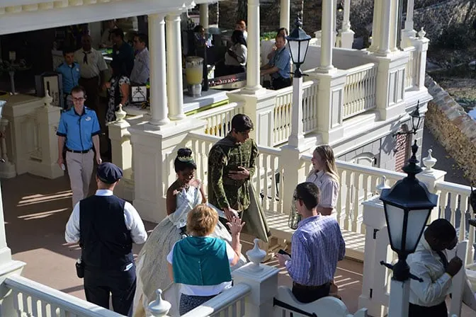 Tiana's Riverboat Party Ice Cream Social and Parade Viewing