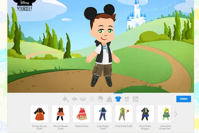 Disney Yourself clothes