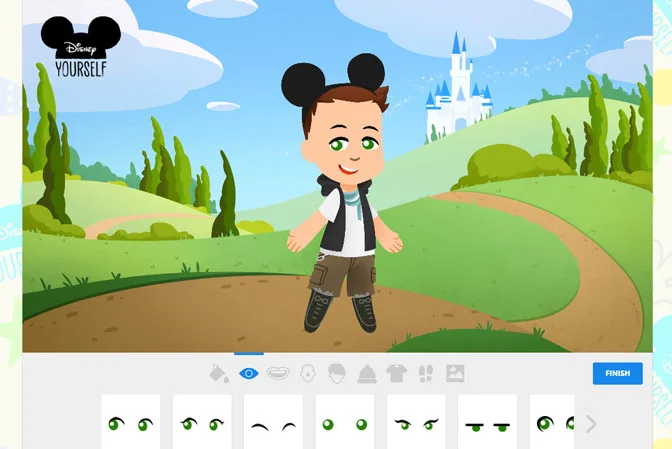 Disney Yourself eyes