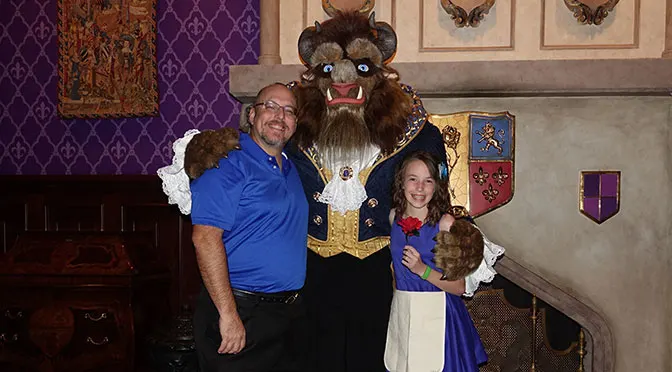 Be Our Guest Dinner and Beast meet and greet
