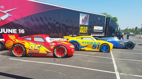 Sneak Peek:  Cars 3 Lightning, Cruz Ramirez and Jackson Storm come to Disney Springs