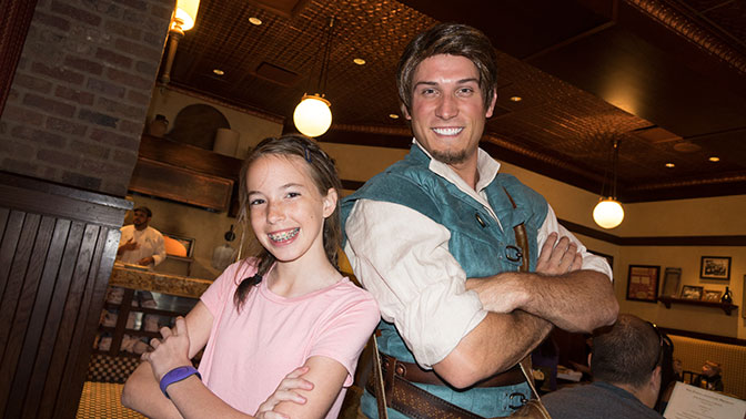 Bon Voyage Adventure Breakfast at Trattoria al Forno on Disney World Boardwalk Flynn Rider (2)