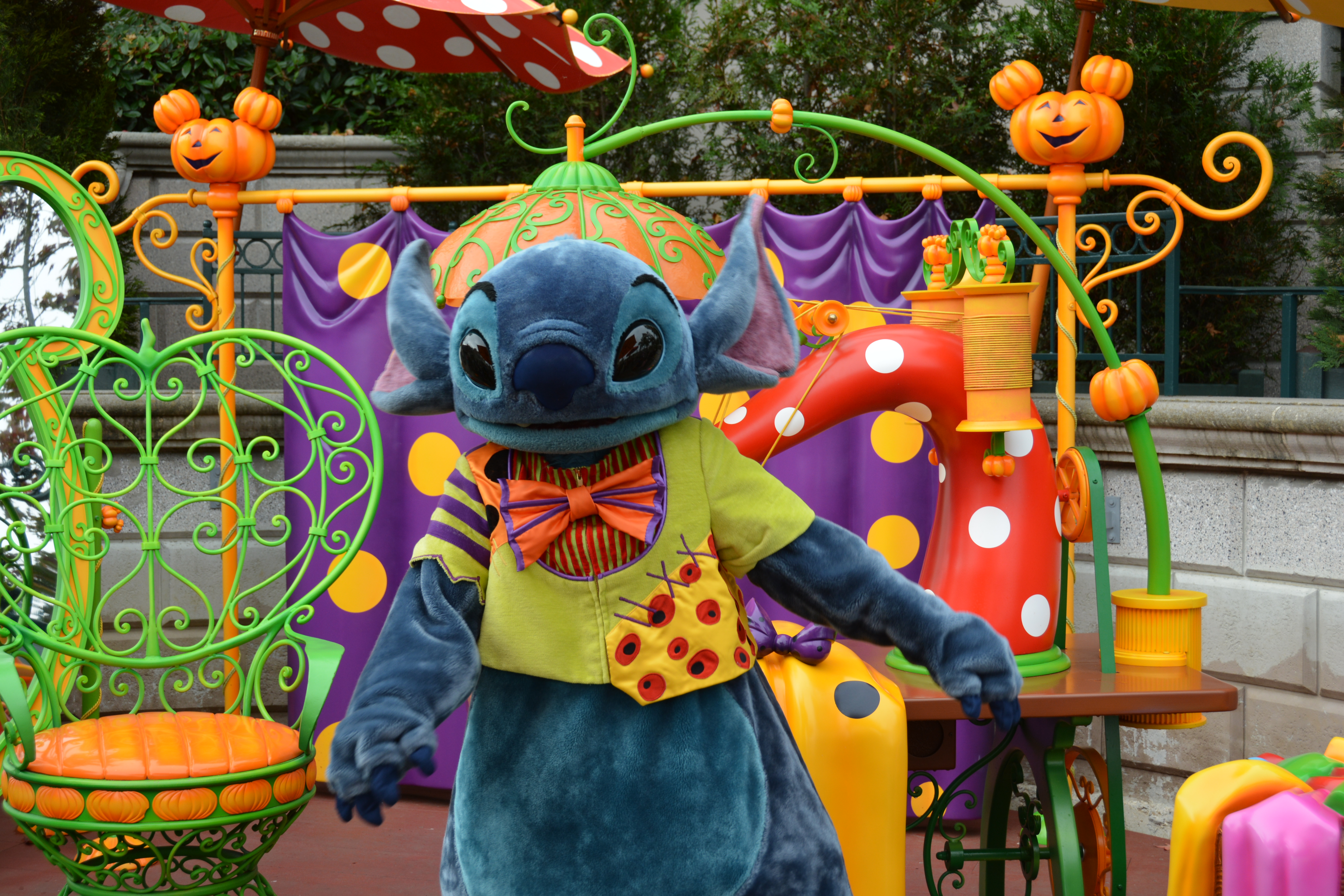 halloween stitch teddy