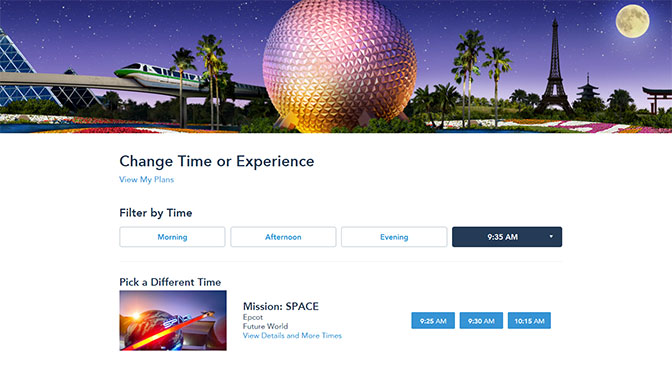 Mission Space reopening soon with a new mission