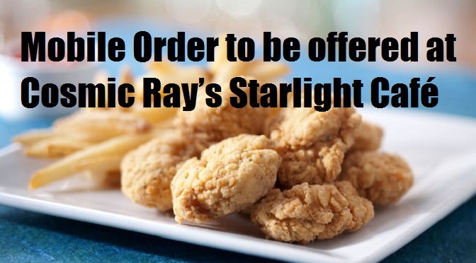 Mobile Order to be offered at Cosmic Ray’s Starlight Café