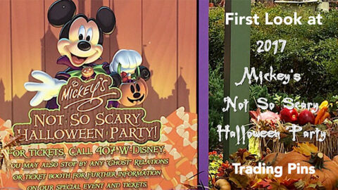 First Look at 2017 Mickey’s Not So Scary Halloween Party Trading Pins