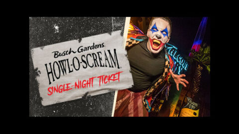 Get Busch Gardens Howl-O-Scream tickets for only $29.99 if purchased this week!